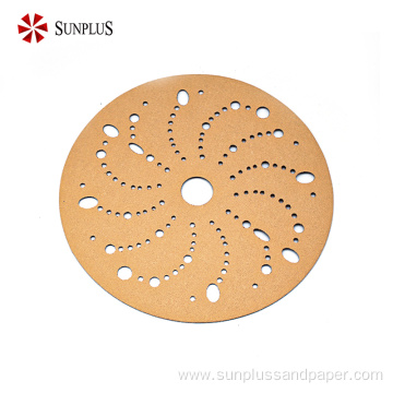 Sandpaper Multi-Holes Gold Sanding Paper Automotive